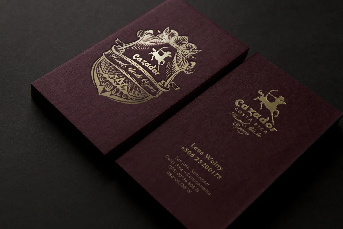 Cazador — ukázka vizuální identita / obalový design