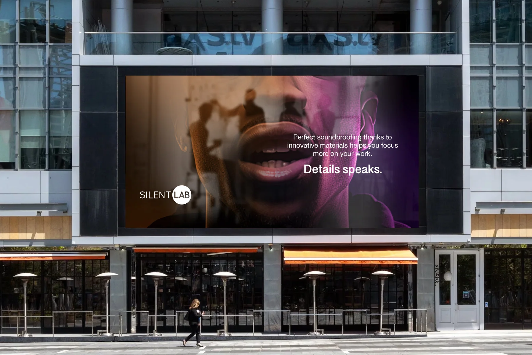 Silentlab — ukázka key visuals / out of home